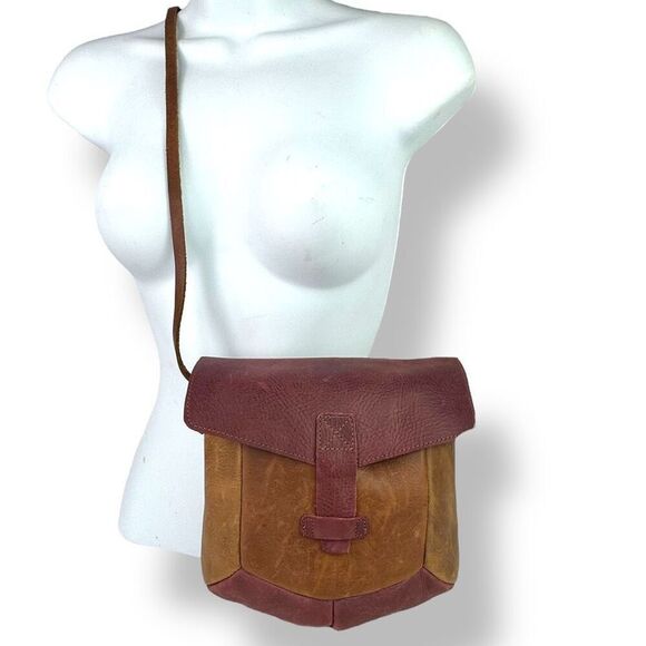 Hide & Drink Prisma Crossbody Bag Bohemian Western Cowgirl Handmade Boho Leather - Picture 4 of 11